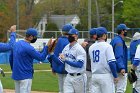 Baseball vs CGA  Wheaton College Baseball vs Coast Guard Academy during game one of the NEWMAC semi-finals playoffs. - (Photo by Keith Nordstrom) : Wheaton, baseball, NEWMAC